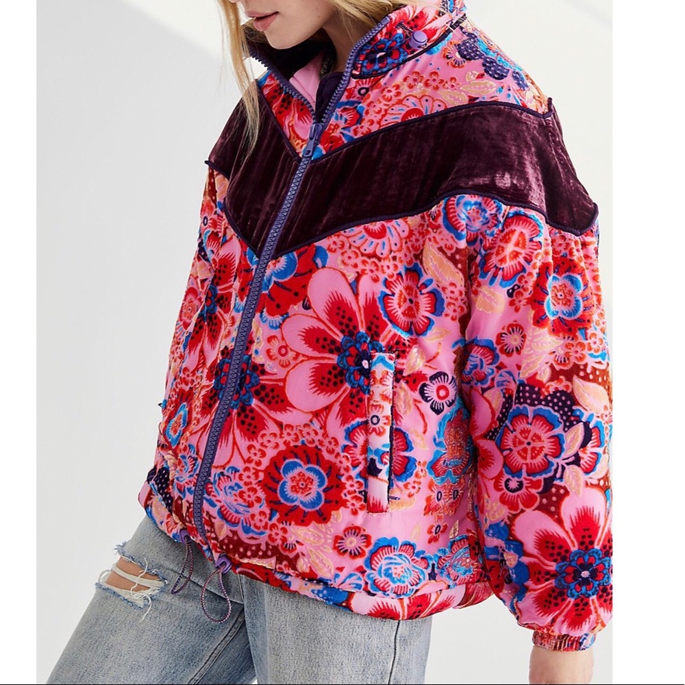 NWT Free People Sunny Valley Bomber Jacket